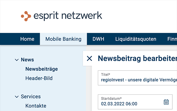 Esprit Banking Application