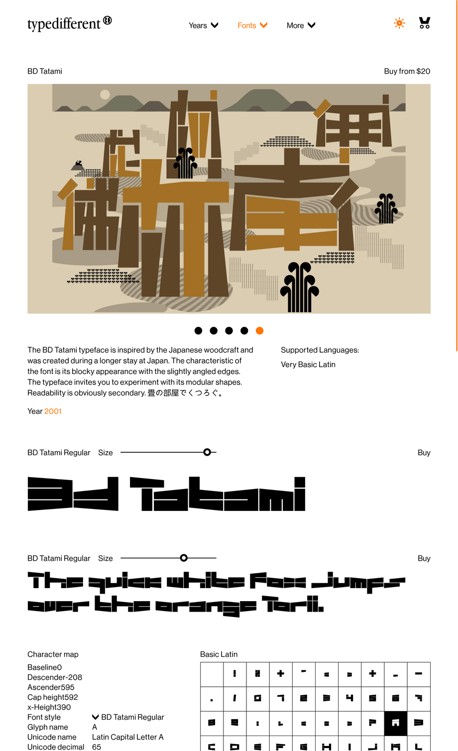 typedifferent.com Webshop